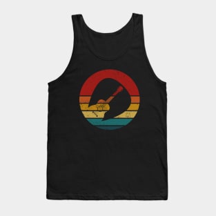 Vintage Guitar Pick Retro Guitarists, Bassist Tank Top